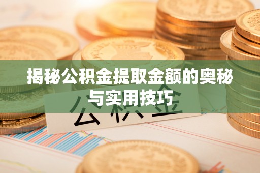 甘孜揭秘公积金提取金额的奥秘与实用技巧