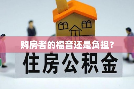 甘孜购房者的福音还是负担？