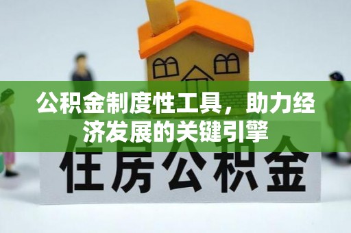 甘孜公积金制度性工具，助力经济发展的关键引擎