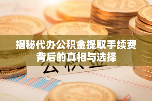甘孜揭秘代办公积金提取手续费背后的真相与选择